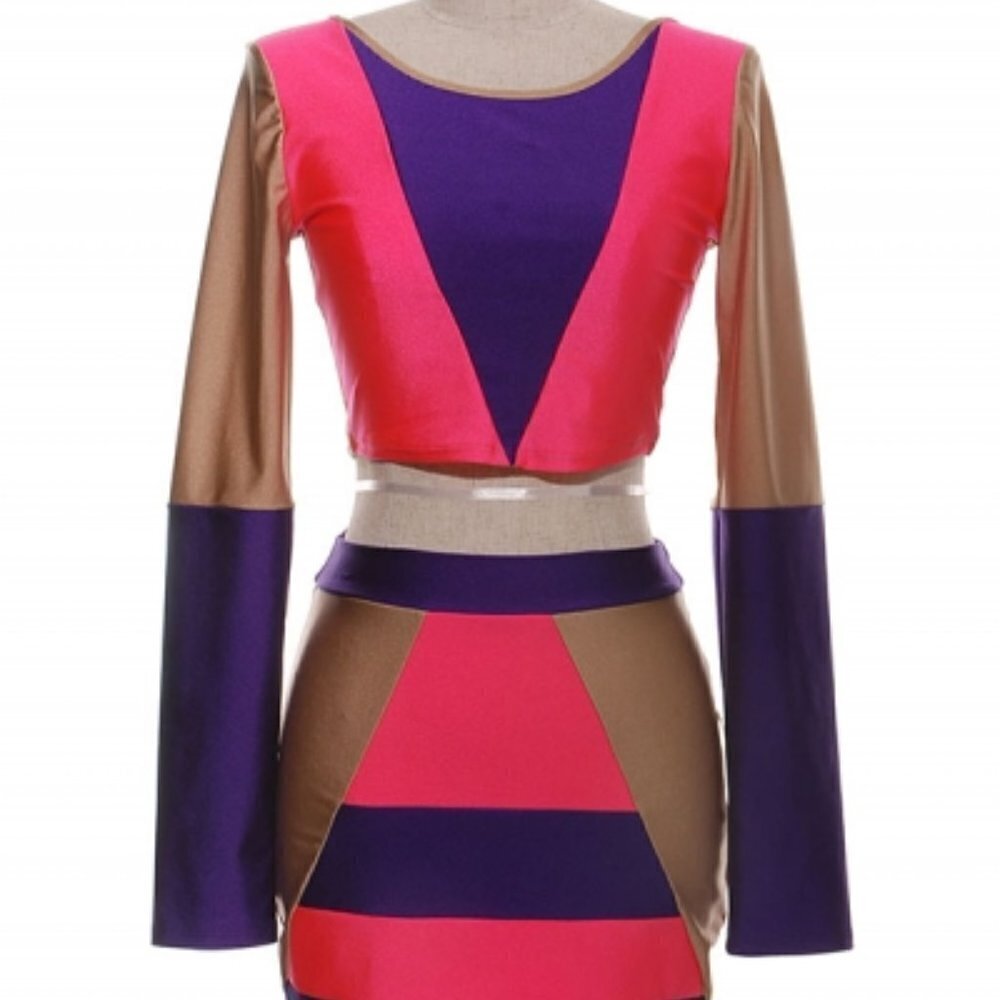 Womens 2 piece Crop Set